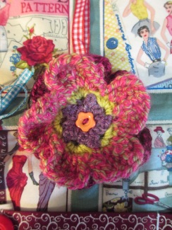 Crochet flower-3d